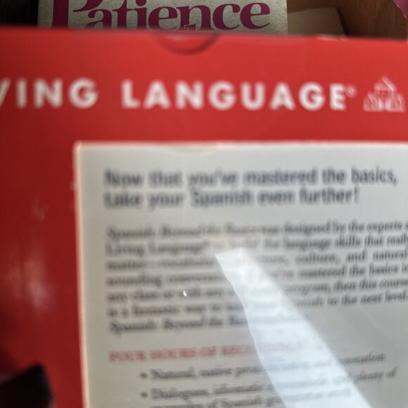 Living Language Spanish Beyond The Basics 4 Disc Set With Books - Picture 3 of 4